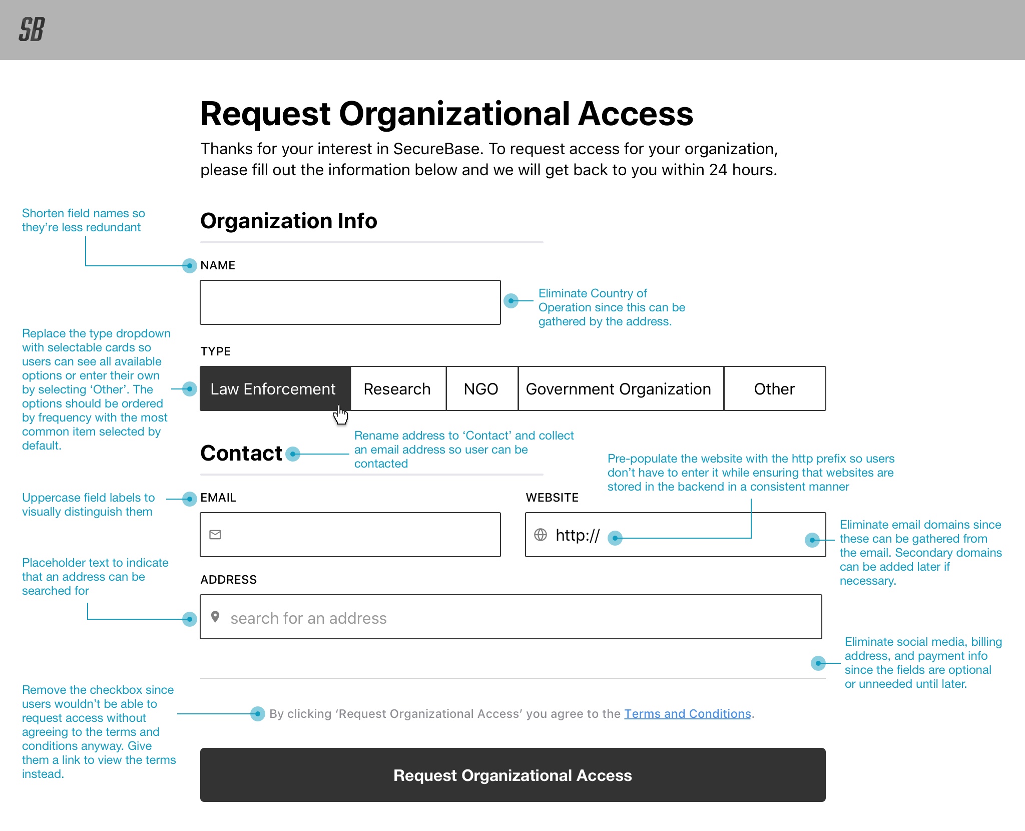 request access form solution